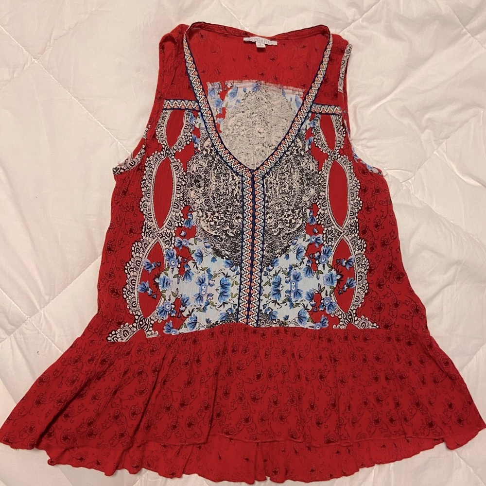 Patterned tank top
